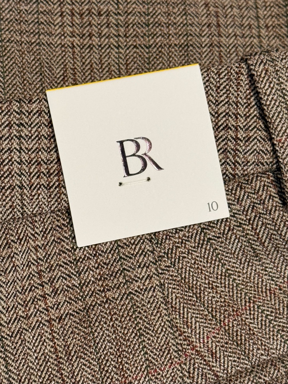 NWT LIDO SCULPTED ITALIAN WOOL BLAZER | DOWNTOWN PLAID | SIZE 10 - Picture 9 of 10
